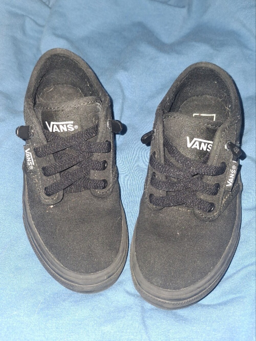 Vans Kids Classic Black Canvas Sneakers